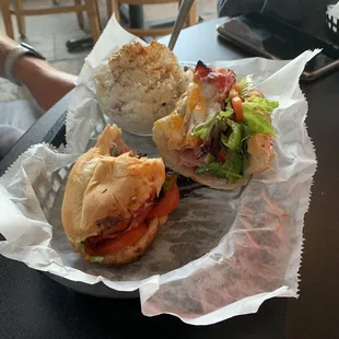 Deluxe Italian with potato salad