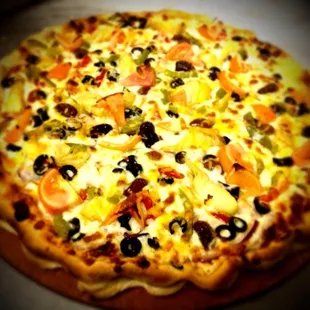pizza, food