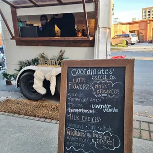 Menu board and exterior