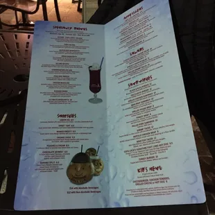 Menu at Copa