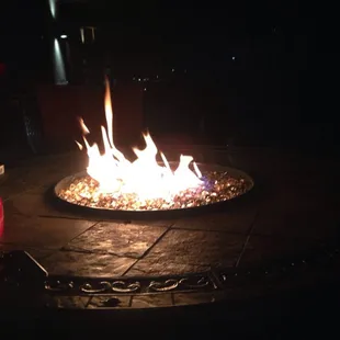 Luke Johnson putting on a great show @ Copa - beautiful night with a fire going on the patio!