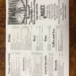 Beer wine also catering available