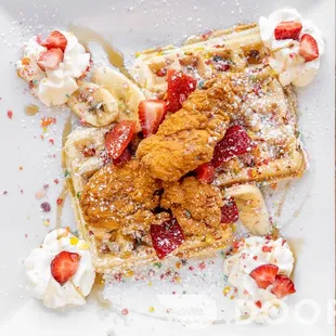 a plate of food