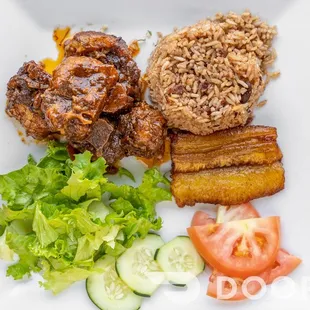 a plate of food