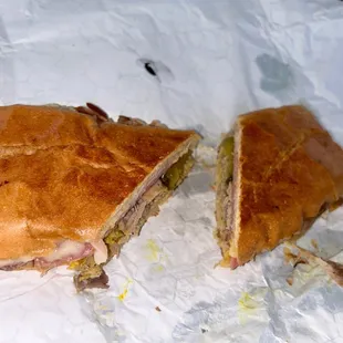 Cuban sandwich was fire