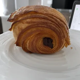 Perfect chocolate croissant