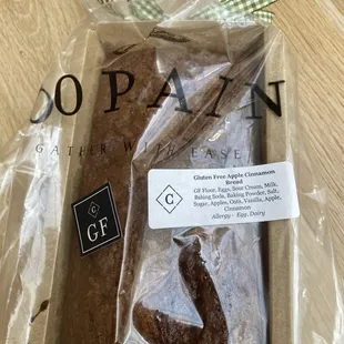 Apple Cinnamon Bread Loaf