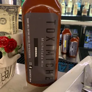 This was the best pre-made mix I've had. Hard to find a good Michelada in Omaha, now I know where I can find one.