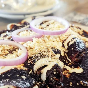 Mole Enchiladas