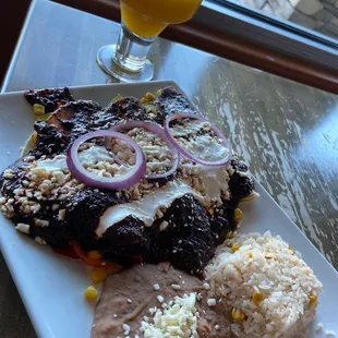 Mole with a Mango Margarita