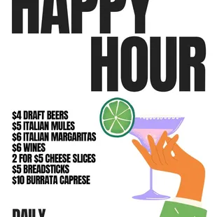 Happy Hour 2-5 daily!