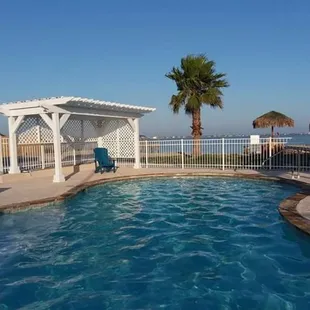Swimming pool overlooking Salt Lake