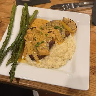 grilled fish, food