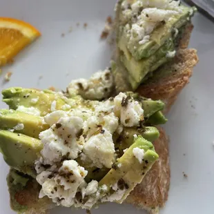 Greek Avocado Toast