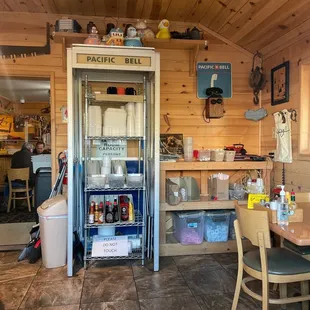 the inside of the restaurant