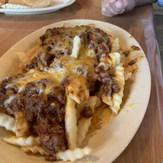 Frank's Fabulous Chili Cheese Fries