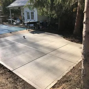 a picture of a concrete patio