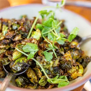 Roasted Brussels Sprouts ($14)