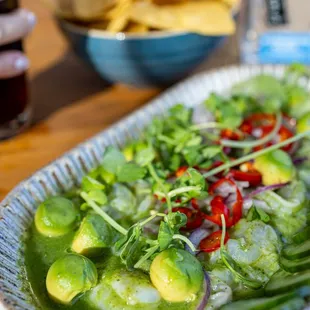 Shrimp Aguachile ($18) Beer thief not included (-: