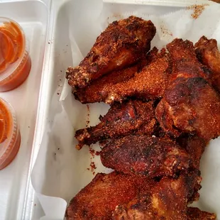 Smoked chicken wings