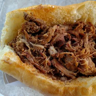 Pulled pork sandwich