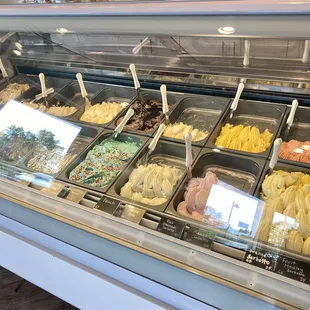 Gelato selection of the day