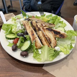Gyro grilled chicken salad