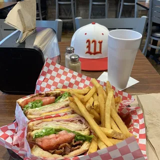 Newton's Club Sandwich