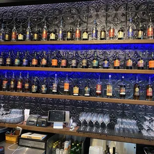 Our view from the bar. Wow.