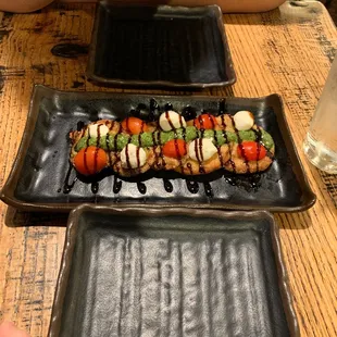 fried tomato caprese