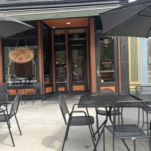 Outdoor seating area