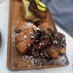 Nashville chicken and beignets