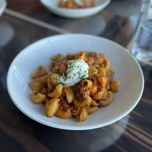 a plate of pasta