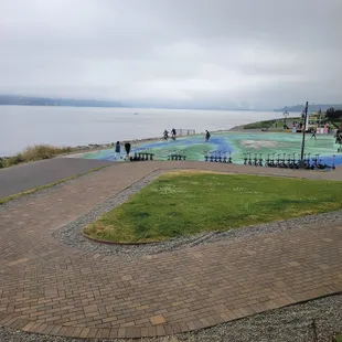 Great view looking out over Puget Sound while we dined.