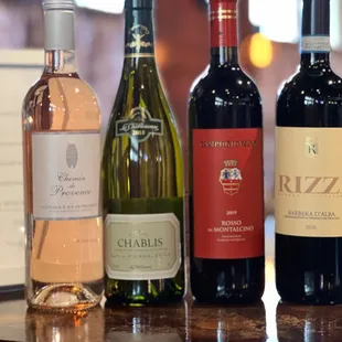 Some of the wines featured