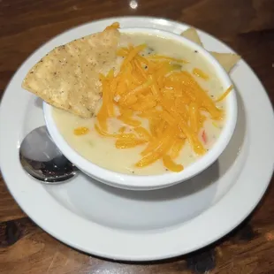 Creamy Jalapeño Soup - this was good and it packs a big kick!