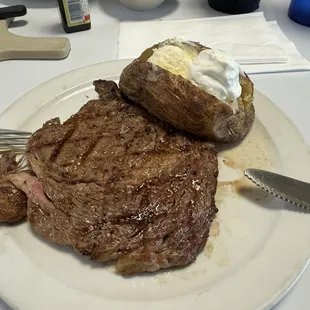 Second Time Rib Eye Just as Good!