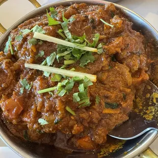 Daily special goat curry