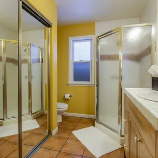 Private, spacious bathrooms.
