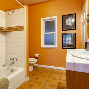 Private, spacious bathrooms.