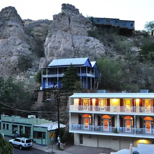 Off street parking, free wi-fi, balconies with each room, comp wine, and easy  accessibility, we are rated #1 on Trip Advisor