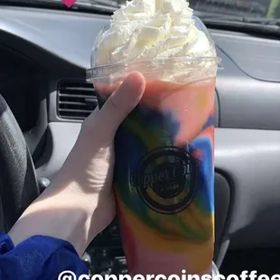 Blended surprise redbull