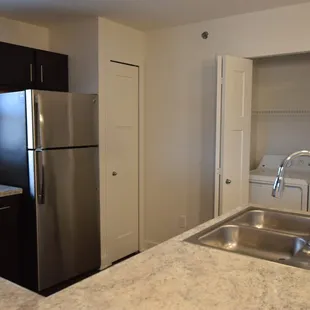 Kitchen with Laundry Closet