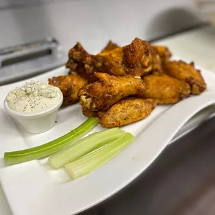 Wings with Housemade Bluecheese!