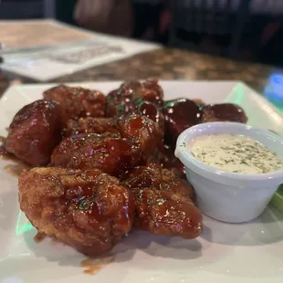 Special on Boneless Wings for football