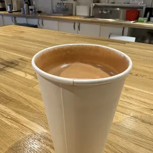a cup of hot chocolate