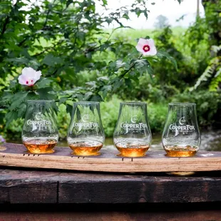 A whisky flight is a great way to sample multiple whiskies
