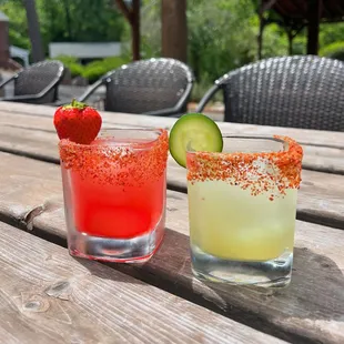 Masharita&apos;s: Strawberry Ginger and Spicy Cucumber