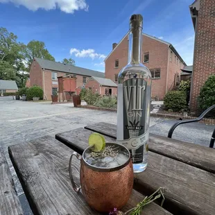 Our Gin Lavender Mule made with our unique Vir Gin.