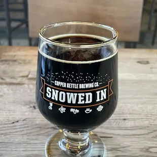 Snowed in porter